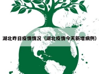 湖北昨日疫情情况（湖北疫情今天新增病例）