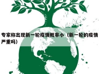 专家称出现新一轮疫情概率小（新一轮的疫情严重吗）